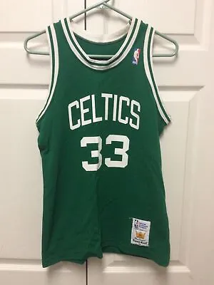 Boston Celtics Larry Bird 33 Macgregor Sand-Knit NBA Green Jersey 1980s? Medium • $65