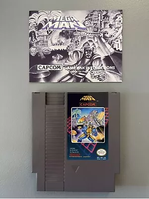 Mega Man Nintendo Nes Video Game W/ Instructions 1987 Capcom Original Arcade Pak • $45