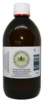 525ml Sensitive Skin - Transdermal Magnesium Chloride Oil - Zechstein Sourced • £13.25