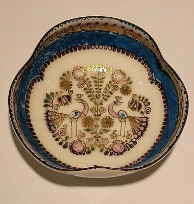 Vintage Enamel On Copper Pin Dish Handmade In Austria Peacocks 50s 60s • $40