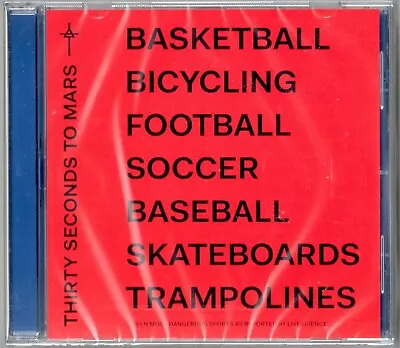 Thirty Seconds To Mars TSTM  - America  NEW SEALED CD  SOCCER / BASKETBALL COVER • £5.45