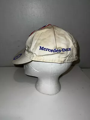 Vintage Cap It All White New York Marathon Mercedes Benz Cap One Size Fit All • $14.99