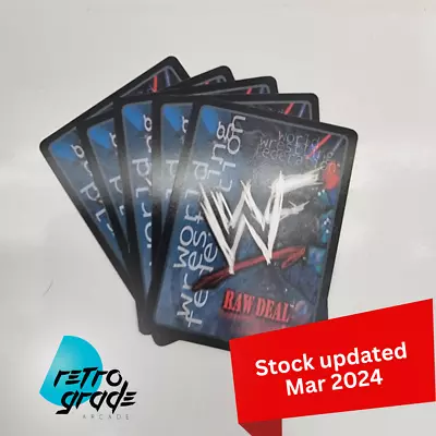 Backlash: WWF Raw Deal CCG Card Singles - Various • $3.42