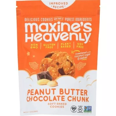 Cookie Pnut Btr Choc Chnk 7.2 Oz  By Maxines Heavenly • £68.05