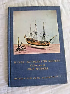 Antique Us Navy Ship Model Collection Book 1958 Vintage Military Illustrated Old • $19.99