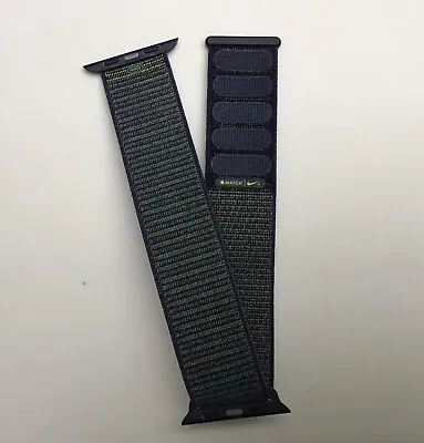 Genuine APPLE Watch NIKE Sport Loop MIDNIGHT FOG 42mm 44mm 45mm 49mm Unboxed • $74.86