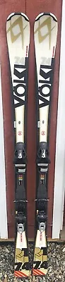 163 Cm Volkl RTM 7.4 Skis Bindings + Boots (men's 9 Or 9.5) + Poles • $199