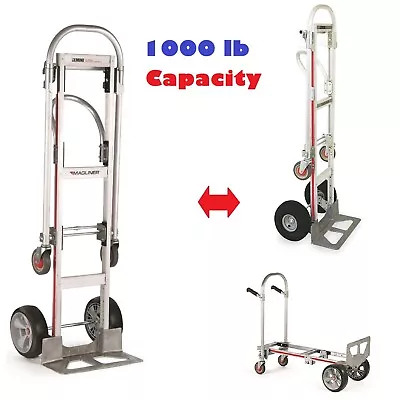 Moving Equipment Hand Truck Dolly Furniture Cart 1000 Lb Platform Truck W/ Wheel • $529.99