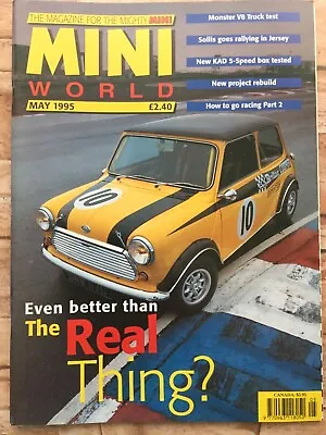 Mini World Magazine - May 1995 - Monster V8 Truck How To Go Racing • $9.95