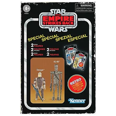 $93.50 • Buy Hasbro Star Wars Retro Collection 3.75  Dengar & Ig-88 2-pack Action Figure