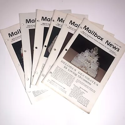 6 VTG Maid Of Scandinavia Mailbox News 1981 Cake Decorating Magazines Jan-June • $29.99