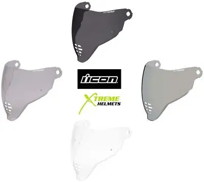 Icon Airflite Shield Pinlock Ready Replacement Face Helmet Lens Visor • $40