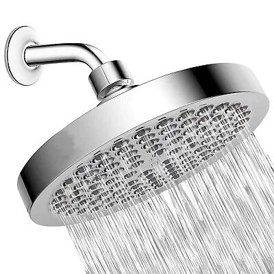$16.99 • Buy Luxury Shower Head High Pressure Rain Bathroom Chrome Showerhead Adjustable