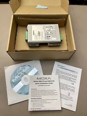 MOXA MGATE MB3170 - Modbus Serial To Modbus TCIP Converter / (USED & Ships FREE) • $85