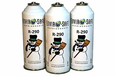 3 CANS Enviro-Safe R-290 R290 NEW Stand Alone Fridge Freezer EPA REG* • $36