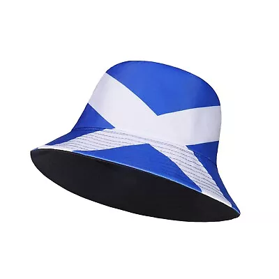 FOOTBALL EURO 24 Bucket Hat England Scotland Wales Cymru Reversible Adults Cap • £6.99