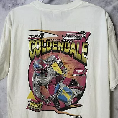 Vintage Motocross T Shirt Mens Large White 2004 MX Racing  • $24.98