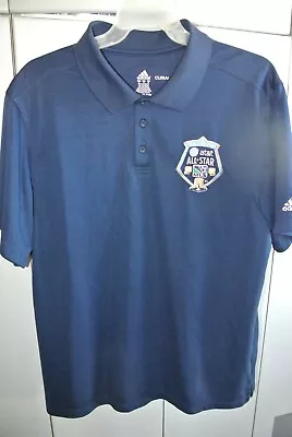 MLS All-Star Game Philadelphia 2012 Mens XL Polo Navy Blue Adidas/Nice • $29.99