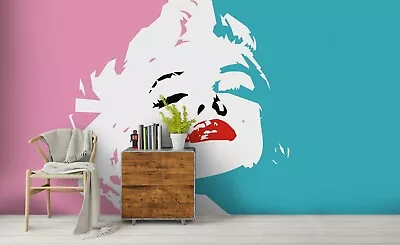 3D Marilyn Monroe Graffiti Wallpaper Wall Mural Removable Self-adhesive  323 • $80.95