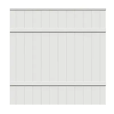 Veranda Vinyl Fence Panel 6'x6' White Framed Water Resistant + UV Protected • $156.23