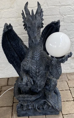 £100 • Buy Dragon Floor Standing Lamp 32” Gothic