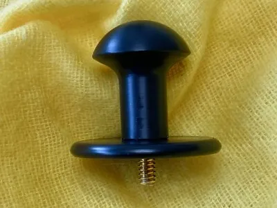 MORSE CODE KEY KNOB WITH DISC W/10-24 THREADS~ NAVY FLAMEPROOF TYPE ~ MONTANA • $25.65
