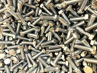 5/16-18 X 1  Hex Head Screws Grade 5 Zinc Pack Of 25 Pieces -NEW • $7.75