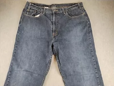 Mustang Jeans Western Mens 38x34 Blue Denim Straight Leg Cowboy Work • $23.97