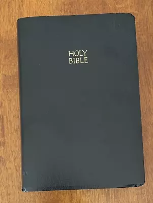 2003 Holy Bible King James Version KJV Red Letter Edtn Thomas Nelson Black Large • $38