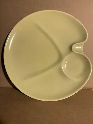 Rare Vintage Russel Wright Iroquois Casual China Hostess Plate Avocado • $125