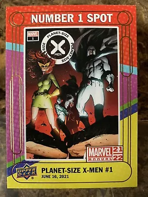 2021-22 Upper Deck Marvel Annual Planet Size X-Men #1 June 16 2021 N1S-24 • $1.50