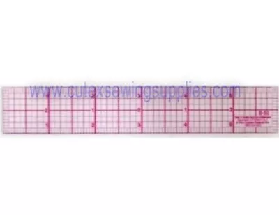 Westcott C-Thru 6  Clear Plastic Graph Beveled Ruler #B-50   • $2.35