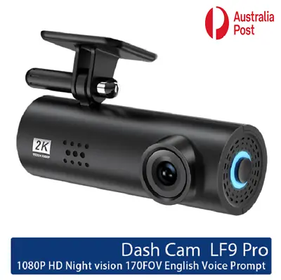 $55.58 • Buy Smart Dash Cam LF9 Pro 1080P HD WiFi Car DVR Video Recorder Camera Night Vision