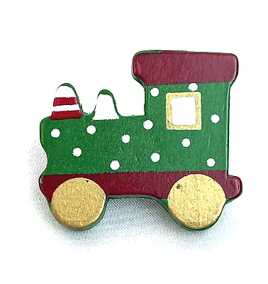 Christmas Choo Choo Train Brooch • $1.99