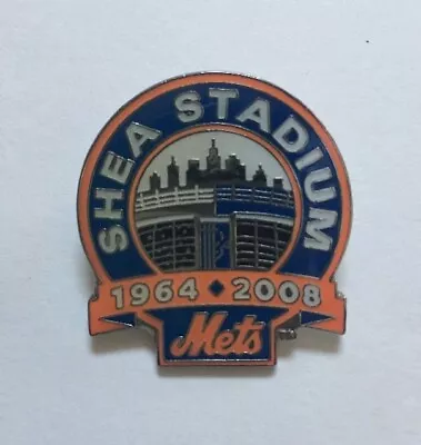 $5.49 • Buy New York Mets Shea Stadium Final Season Pin 1964 - 2008 Mint Sealed 1969 1986 Ws