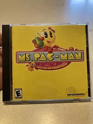 Ms. Pac-Man: Quest For The Golden Maze Jewel Case (PC 2001) • $3