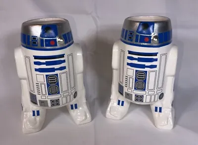 Set Of 2 Star Wars R2D2 Ceramic Cup Mug Zak! Designs Lucas Films Collectible • $16