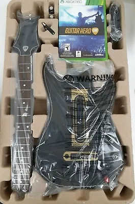 NEW Microsoft XBOX 360 Guitar Hero Live Game & Guitar Bundle • $249.88