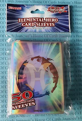Elemental Hero Card Sleeves  X 50  Yu-gi-oh! Konami Deck Protectors • £5.99