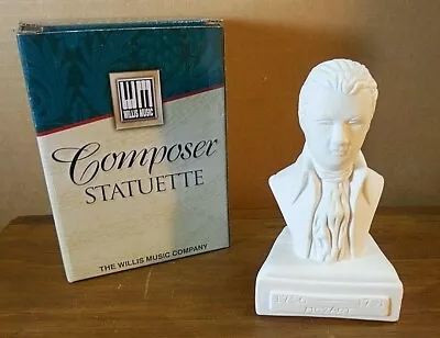 5  Wolfgang Amadeus Mozart Composer Bust Statuette W/ Box • $14