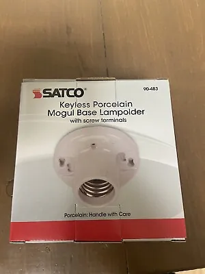 SATCO 90-483 Keyless Porcelain Mogul Base (E39) Receptacle • $21.99