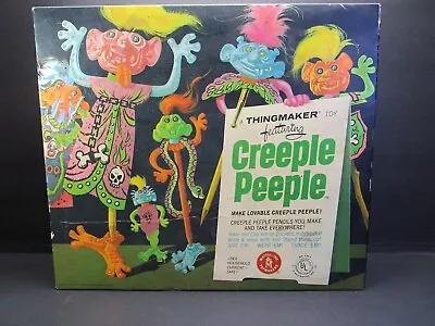 Creeple Peeple Mattel Vintage 1964 Creepy People Thingmaker & 5 Molds In Box • $49.95