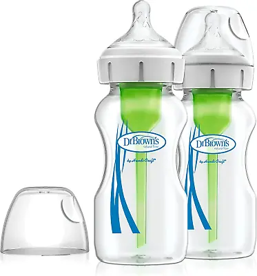 Dr Browns Options+ Anti-Colic 270ml Glass Bottle Twin Pack • £19.74