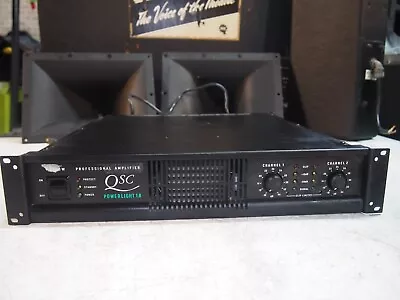 QSC PL1.8 1800 Watts 2CH Tested Working! Power Light Amplifier NO RESERVE • $102.50