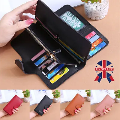 Women Short Small Money Purse Wallet Ladies Leather Folding Coin Card Holder UK • £4.81