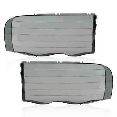 Fit For 2002-2005 Dodge Ram 1500 2500 3500 Smoke Headlight Replacement Lens • $30