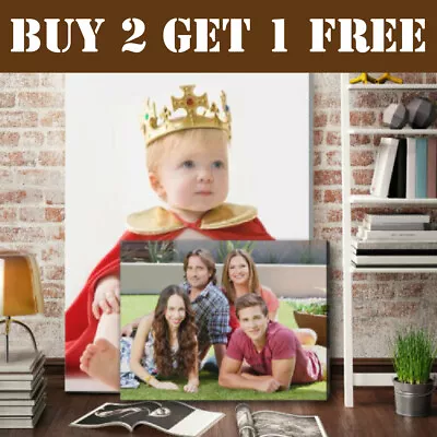 £59.99 • Buy Your Photo Picture On Canvas Print A0 A1 A2 A3 A4 A5 Box Framed Ready To Hang