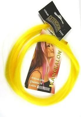 Bright Yellow Pre Bonded U Tip Hair Extensions 22  Long Choose Qty • £5