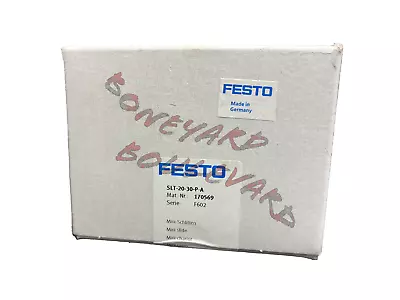 New Festo Slt-20-30-p-a 170569 Slt Mini Slide Cylinder *ships Fast From Usa* • $399