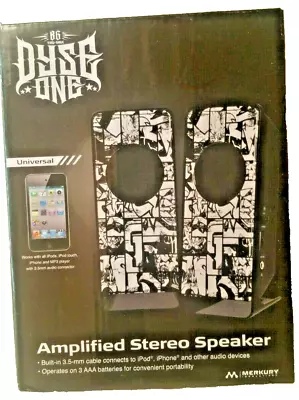 Dyse One Merkury Innovations Amplified Stereo Speakers Comic Giraffe • $14